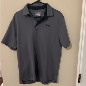 Under Armour Men's Dark Gray Polo Shirt